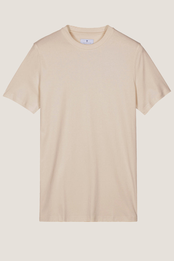 Liquid cotton T-shirt - Beige