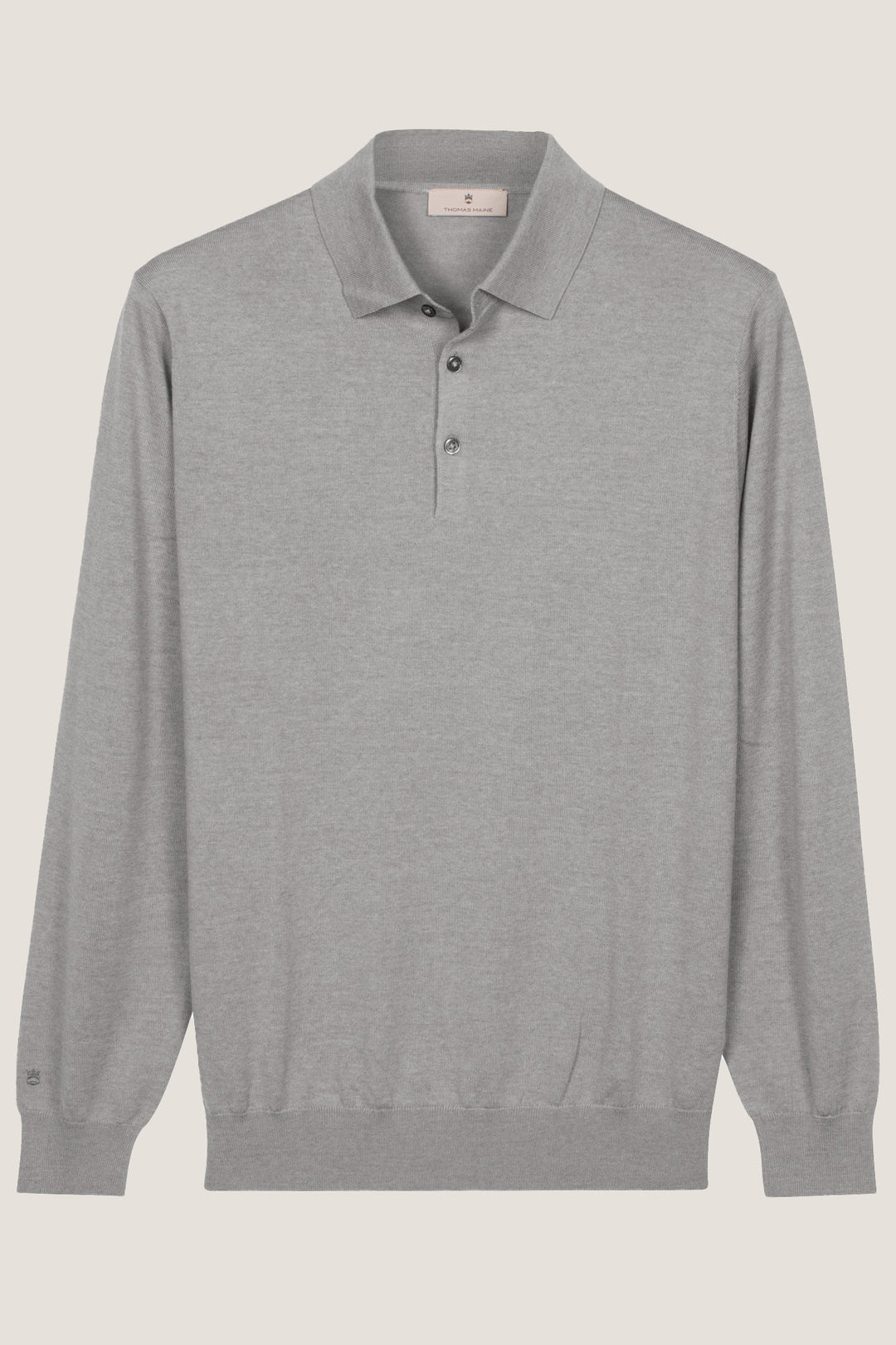Merino Longsleeve Pullover - Grey