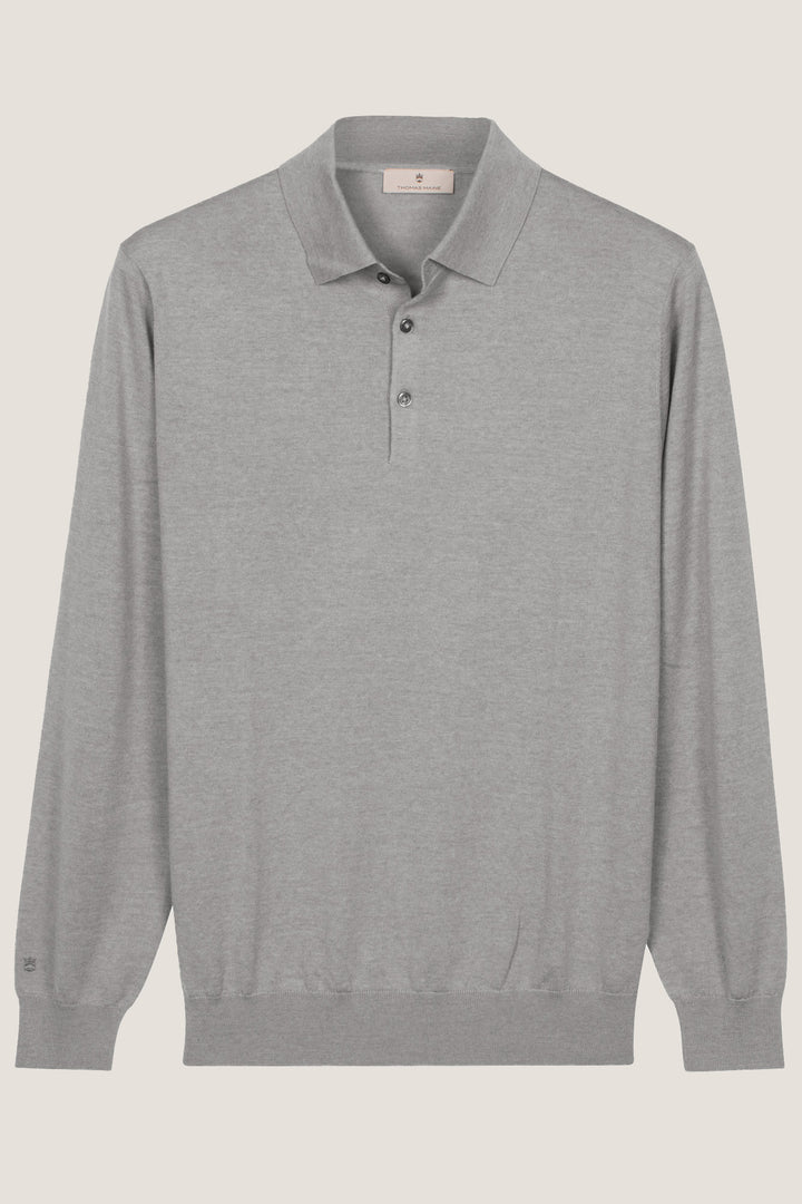 Merino Longsleeve Pullover - Grey