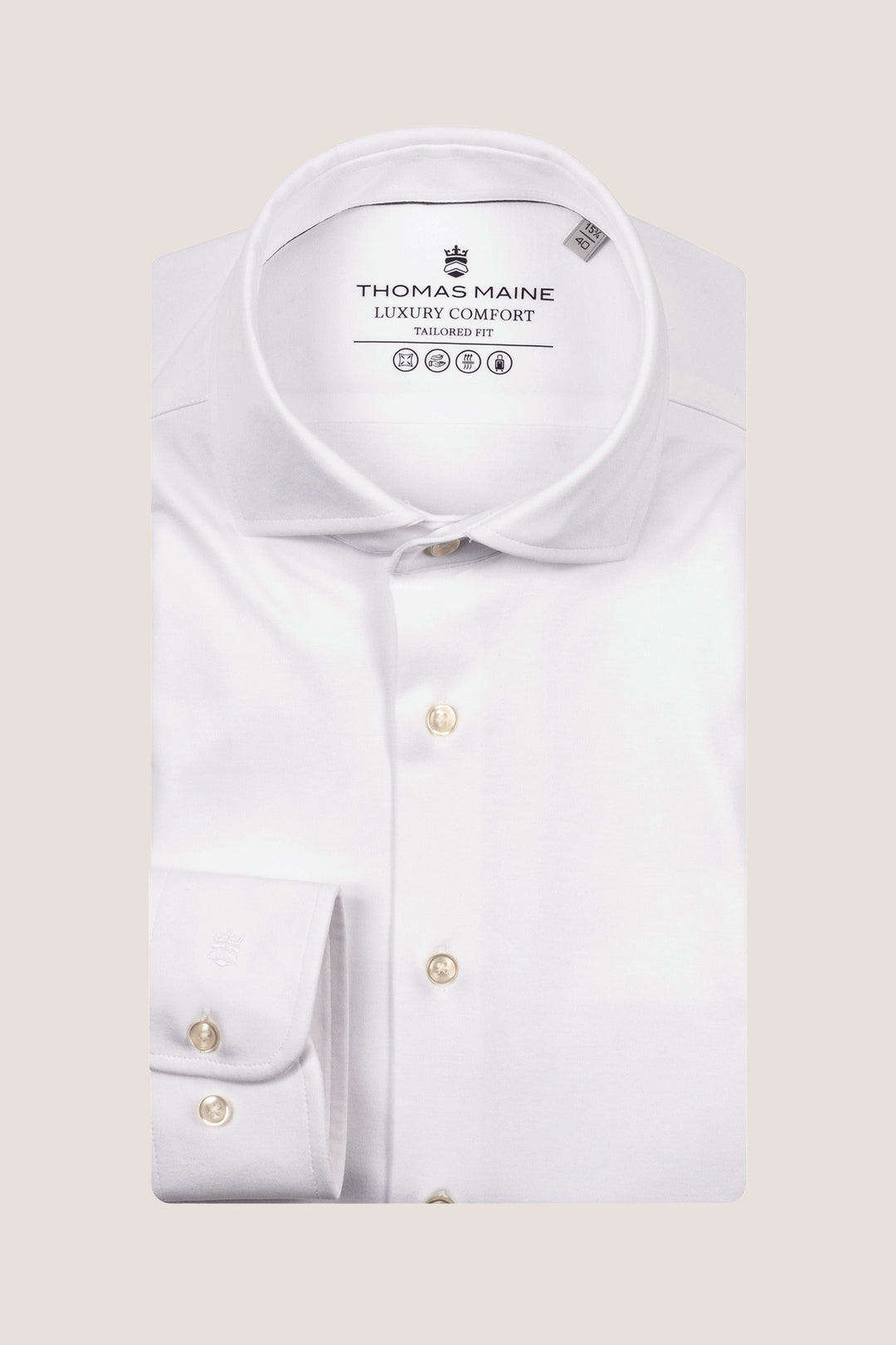 Liquid Cotton Overhemd - Wit