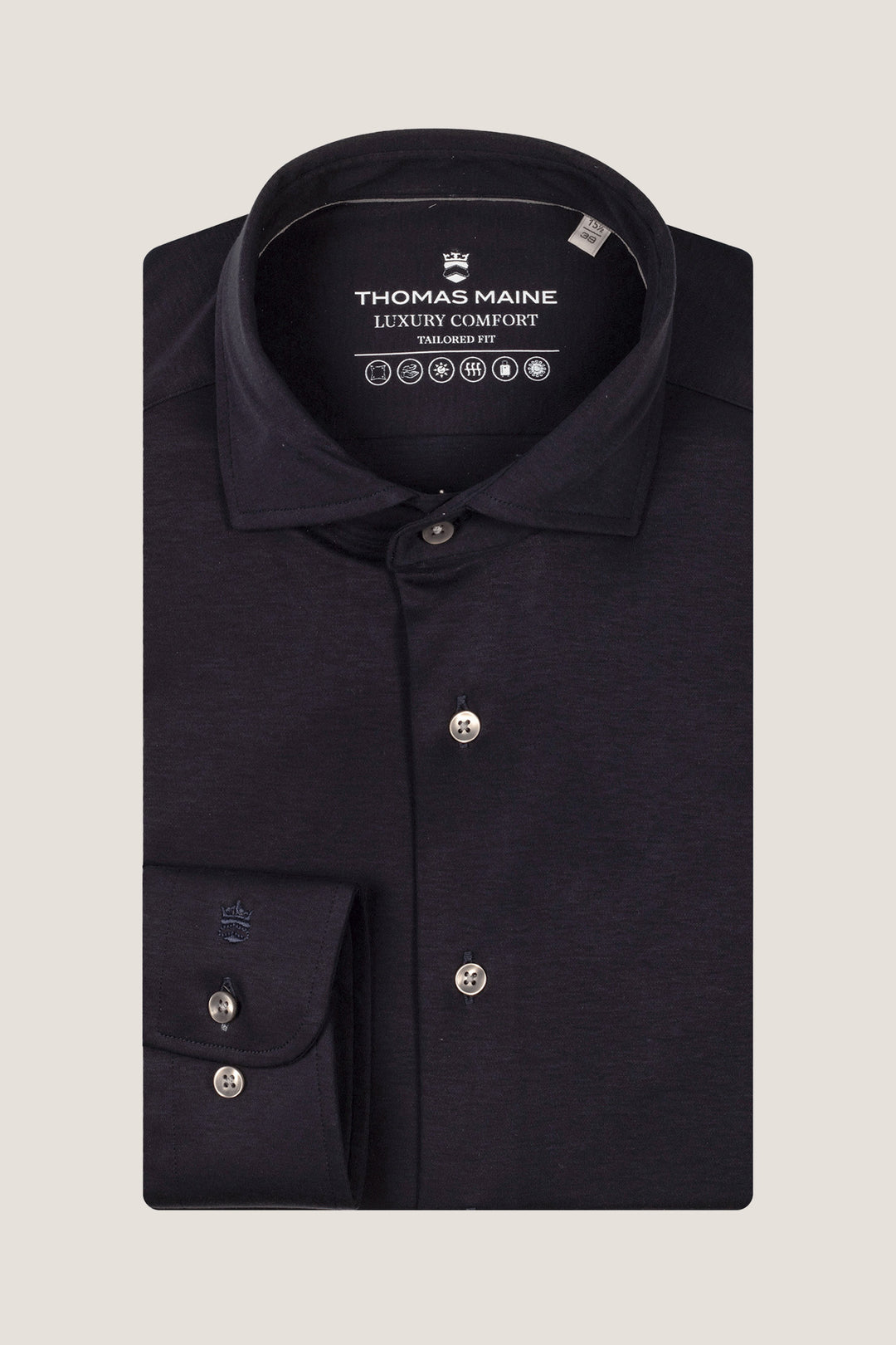 Liquid Cotton Overhemd - Navy