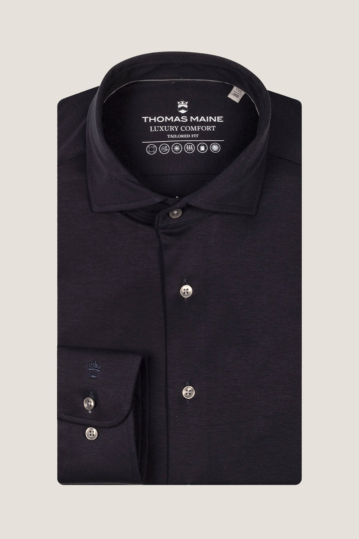 Liquid Cotton Overhemd - Navy