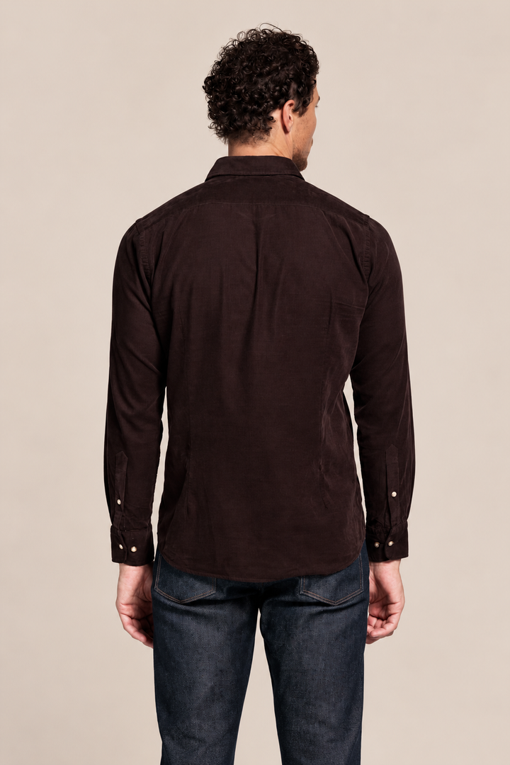 Corduroy Overhemd - Bruin