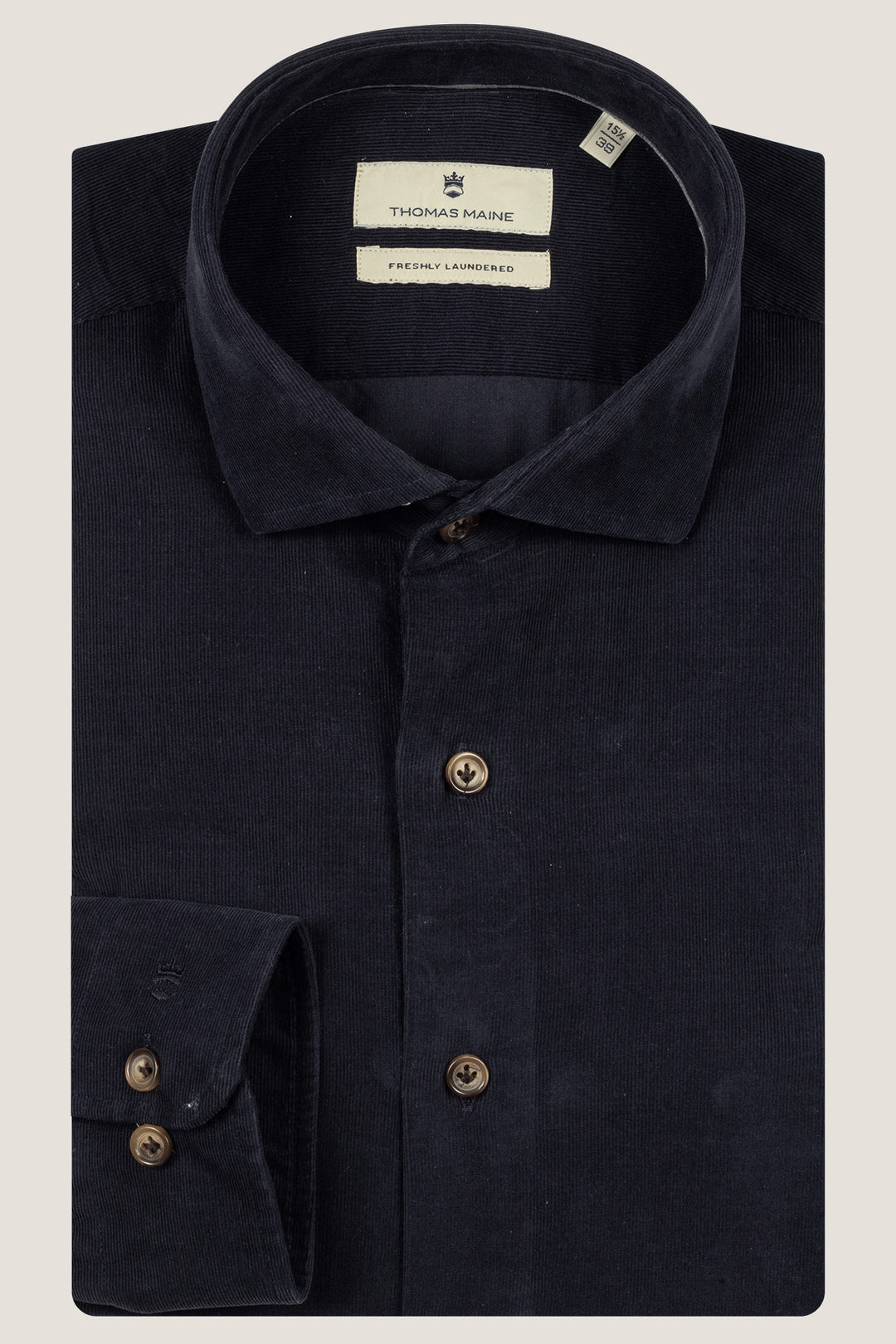 Corduroy Overhemd - Navy