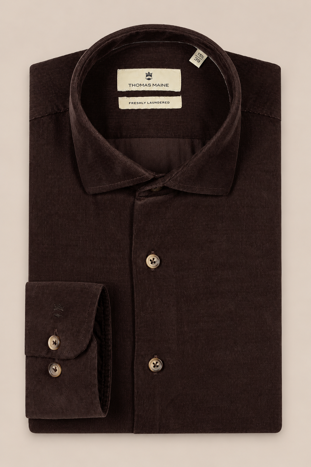 Corduroy Overhemd - Bruin