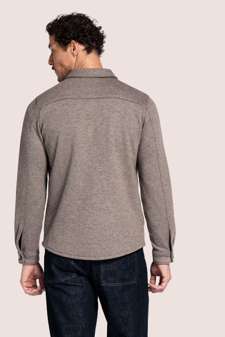 Wolblend Overshirt - Bruin