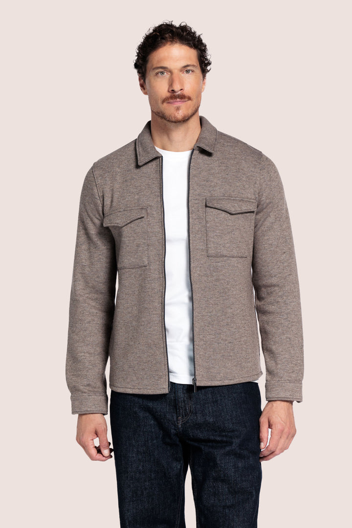 Wolblend Overshirt - Bruin
