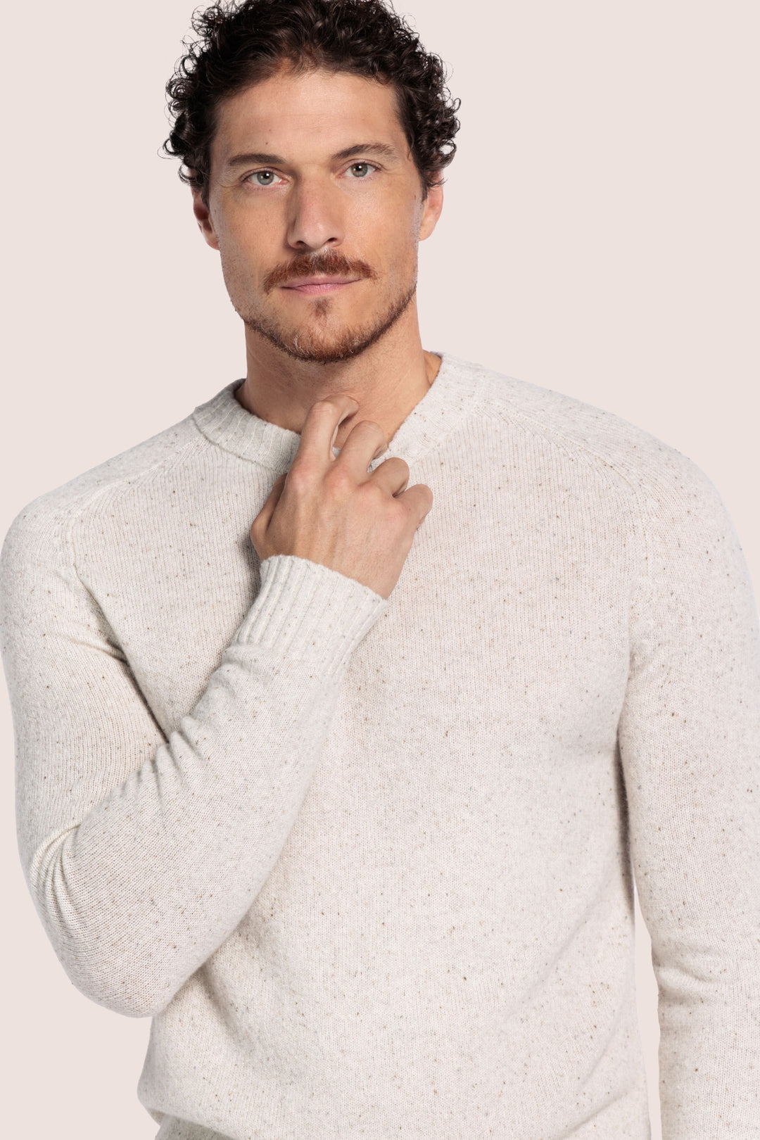 Merino Crewneck Pullover - Wit
