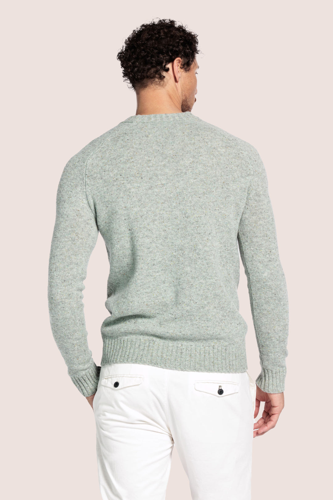 Merino Crewneck Pullover - Groen