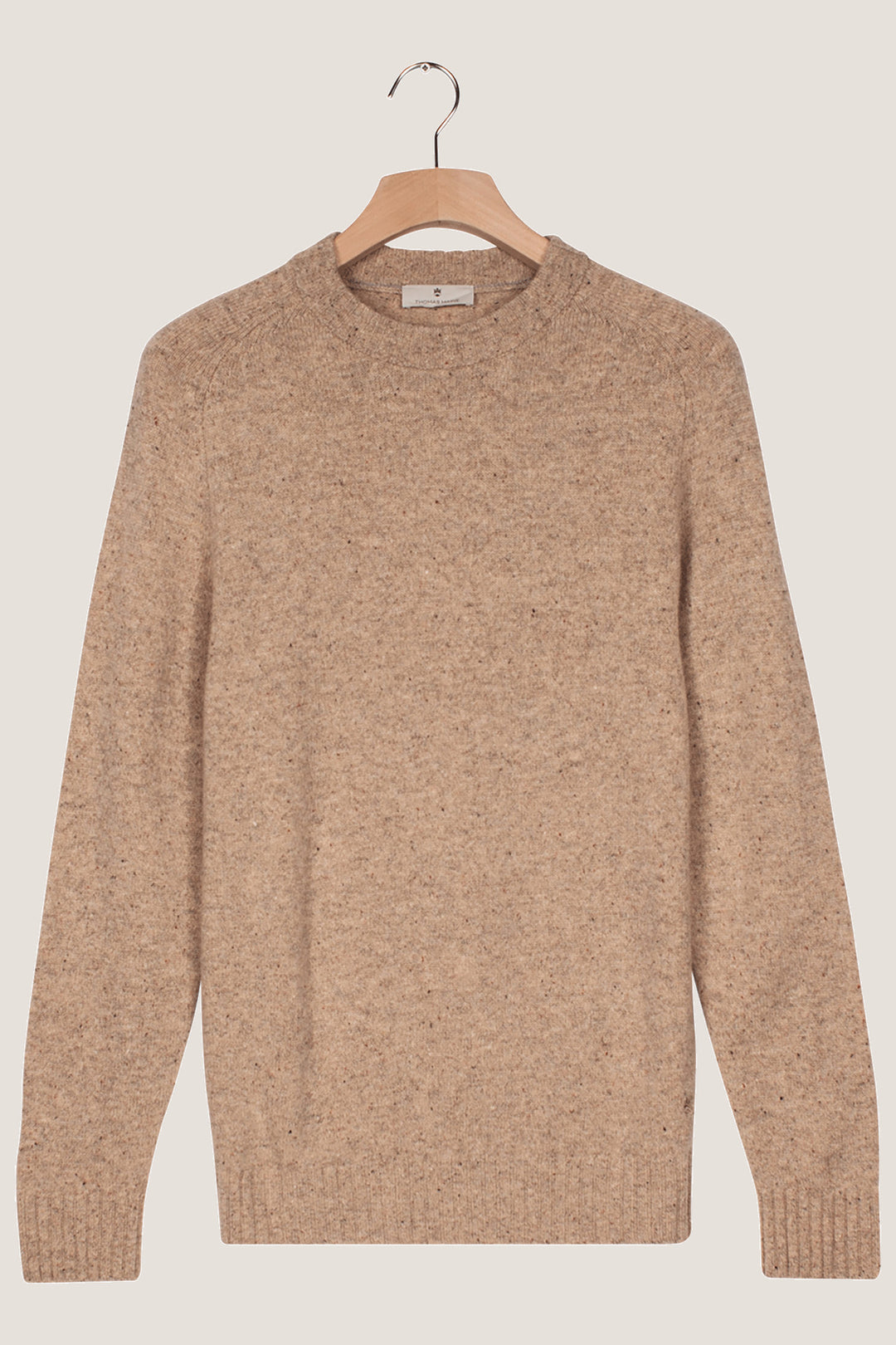 Merino Crewneck Pullover - Beige
