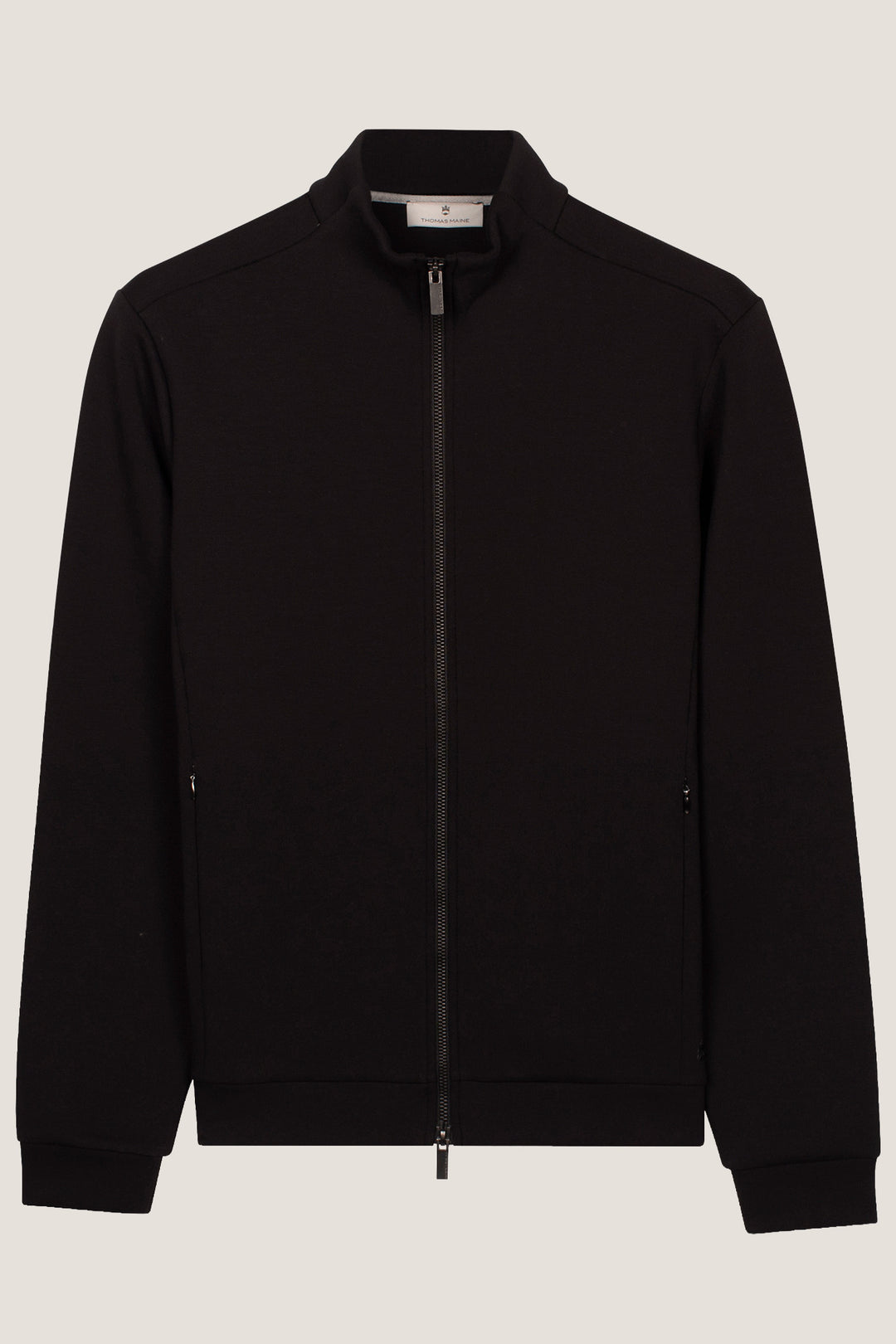 Jersey Sweatvest - Zwart