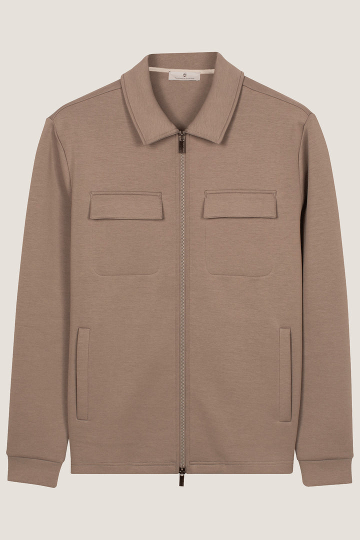 Jersey Sweatvest - Beige