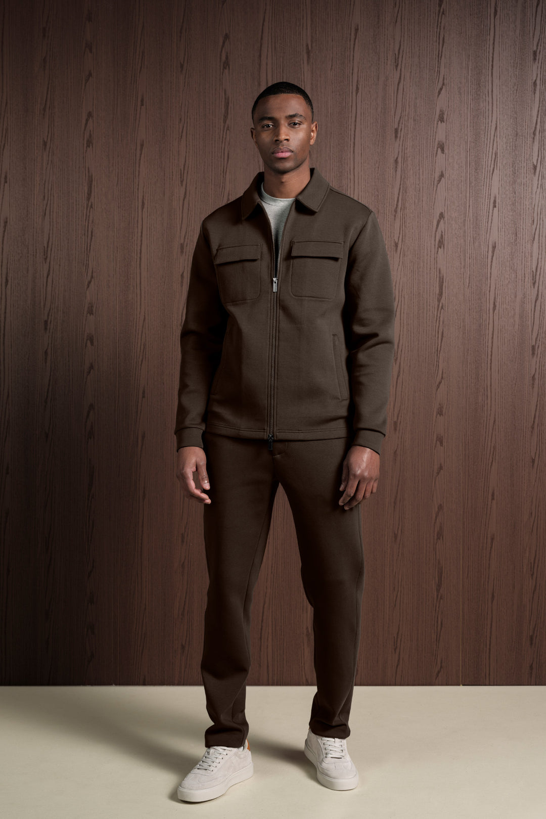 Jersey Sweatpants - Donkerbruin