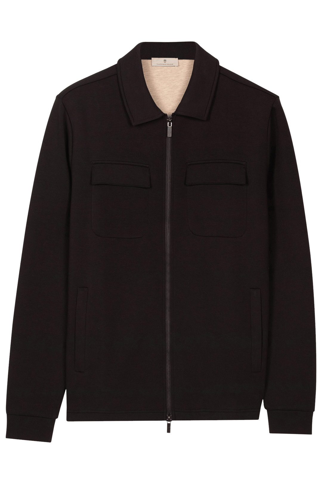 Jersey Sweatvest - Zwart
