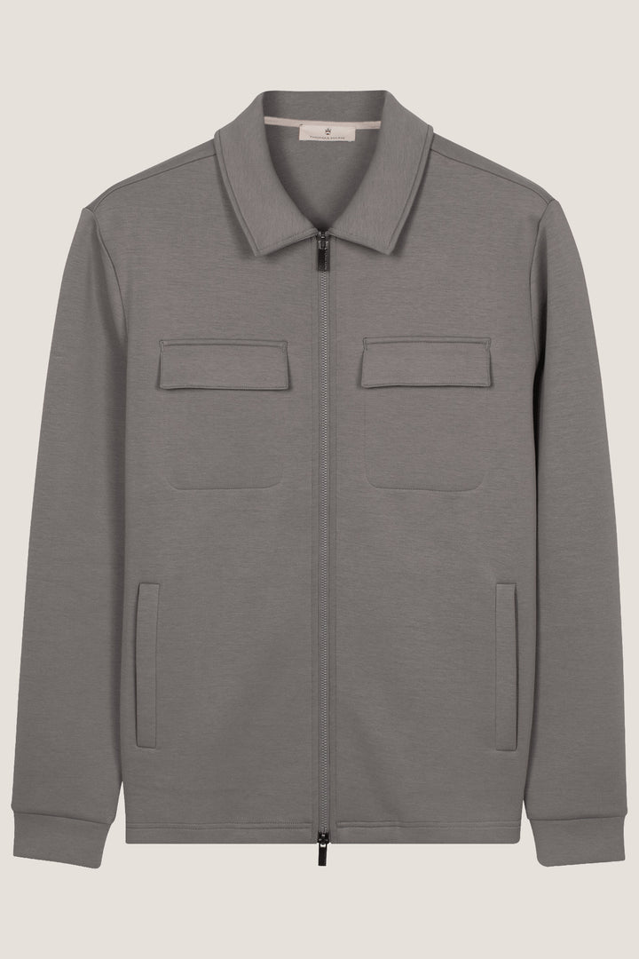 Jersey Sweatvest - Grijs