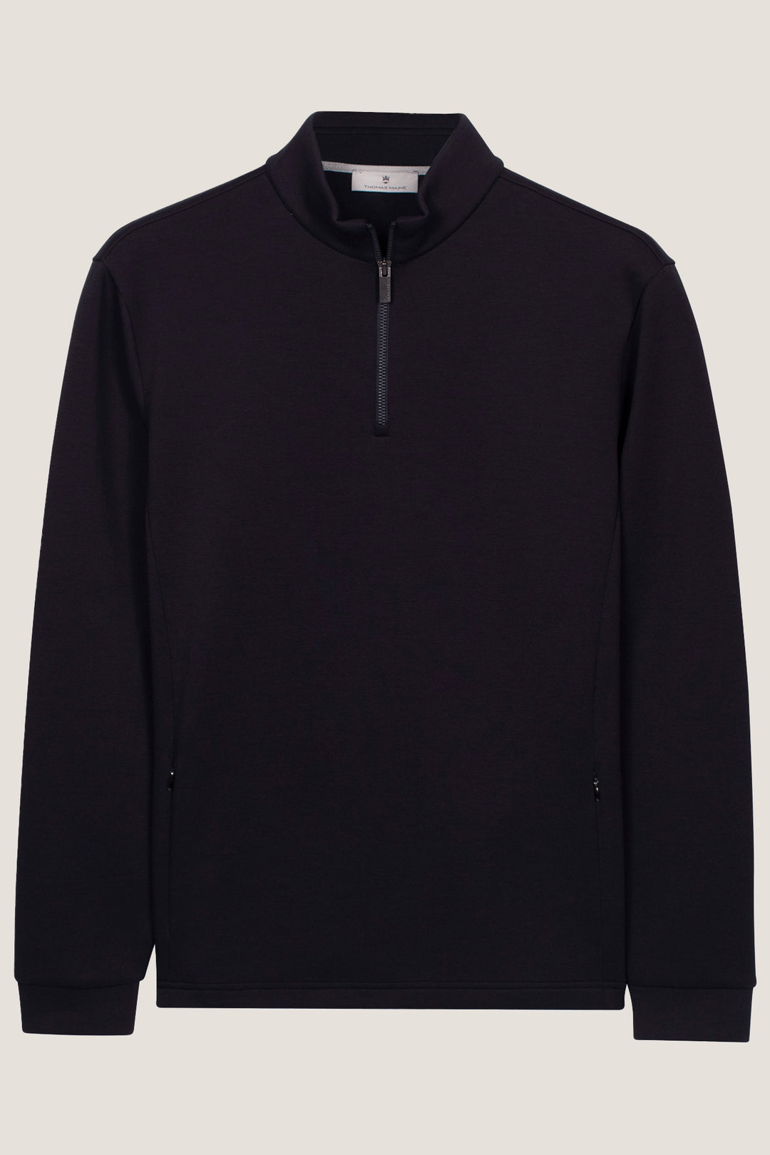 Jersey Half Zip Sweatshirt - Blauw