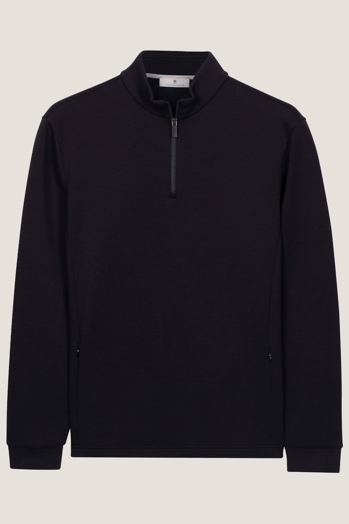 Jersey Half Zip Sweatshirt - Blauw