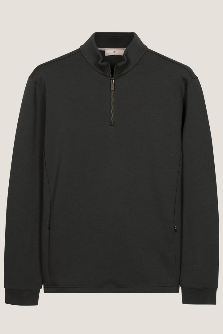 Jersey Half Zip Sweatshirt - Groen
