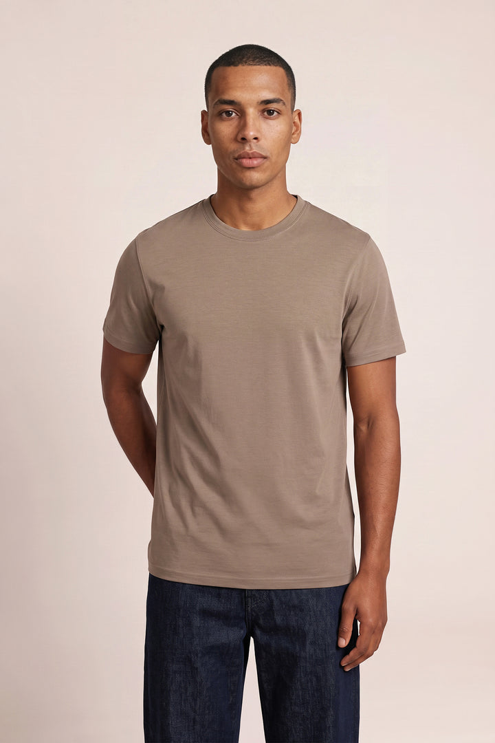 Liquid Cotton T-shirt - Beige