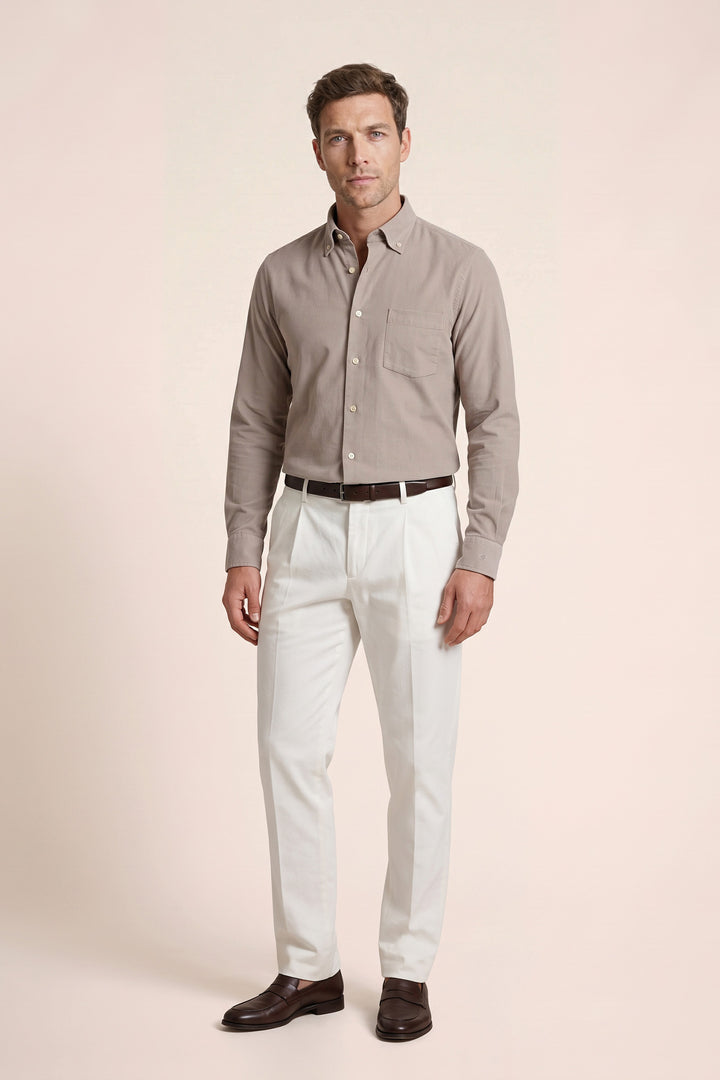 Fine Corduroy Overhemd - Kit
