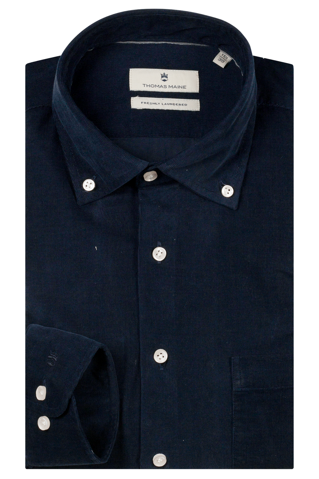 Fine Corduroy Overhemd - Navy