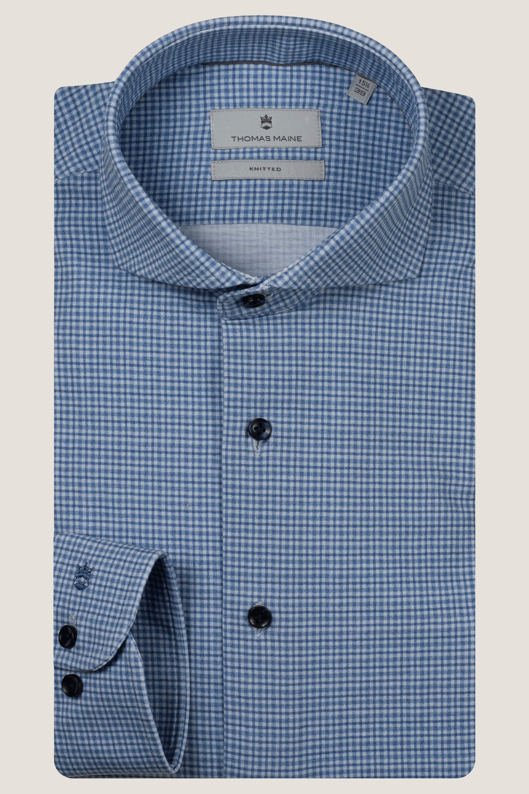 Printed single jersey shirt - Blue