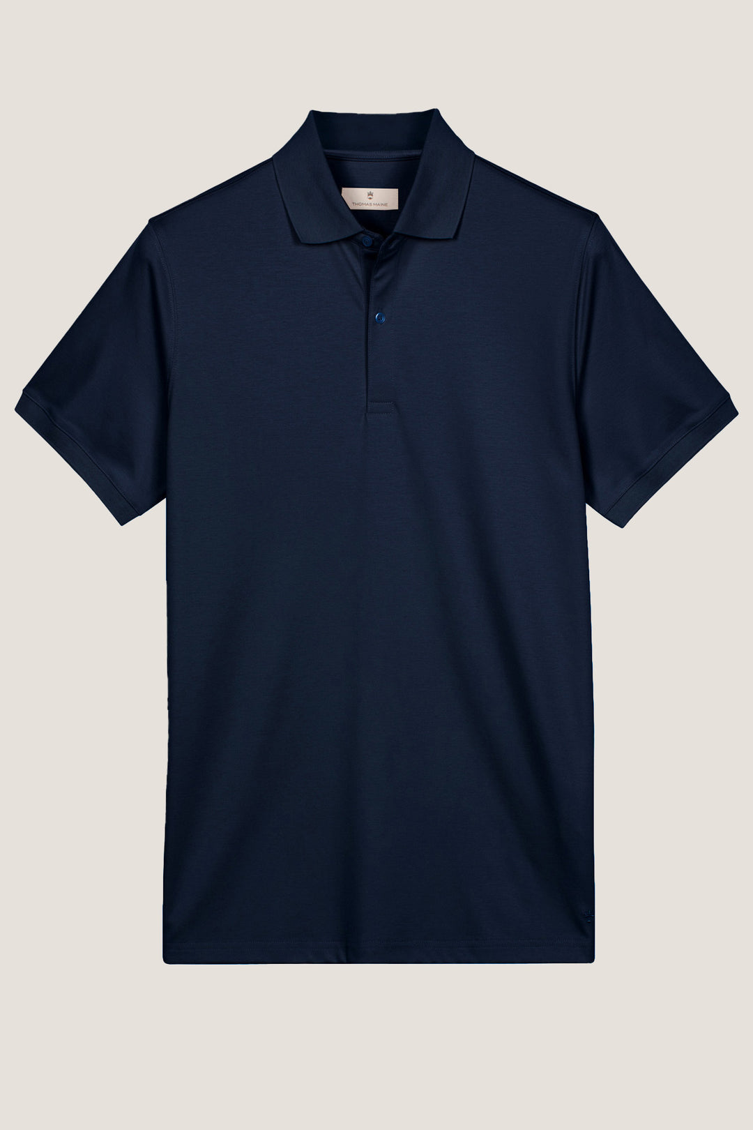 Liquid Cotton Polo - Navy