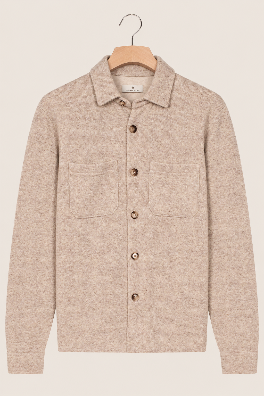 Wolblend Overshirt - Bruin