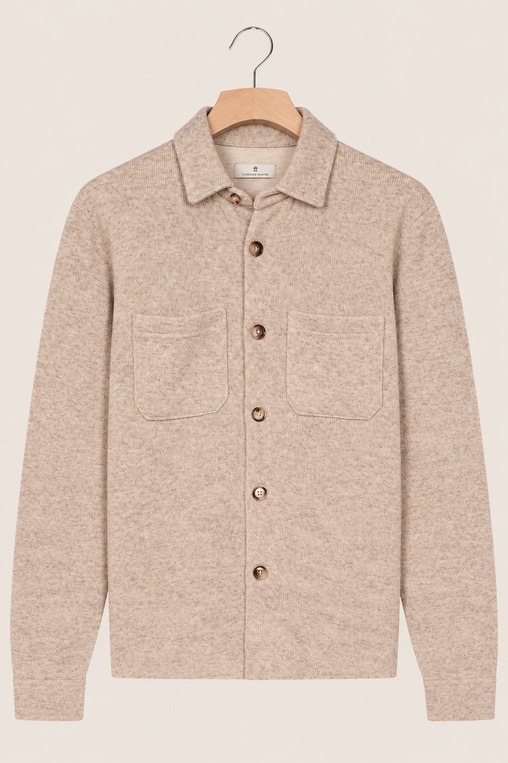 Wolblend Overshirt - Bruin