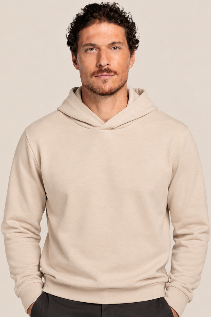 Sweater met capuchon - Beige