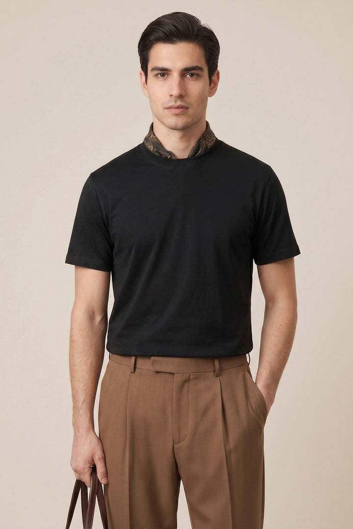 Liquid Cotton T-shirt - Black