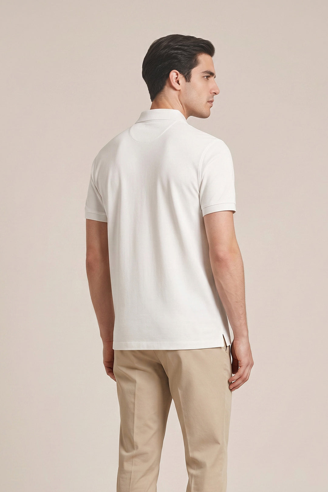 Liquid Cotton Polo - Wit