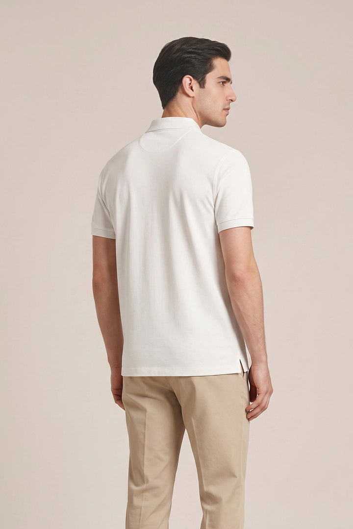 Liquid Cotton Polo - Wit