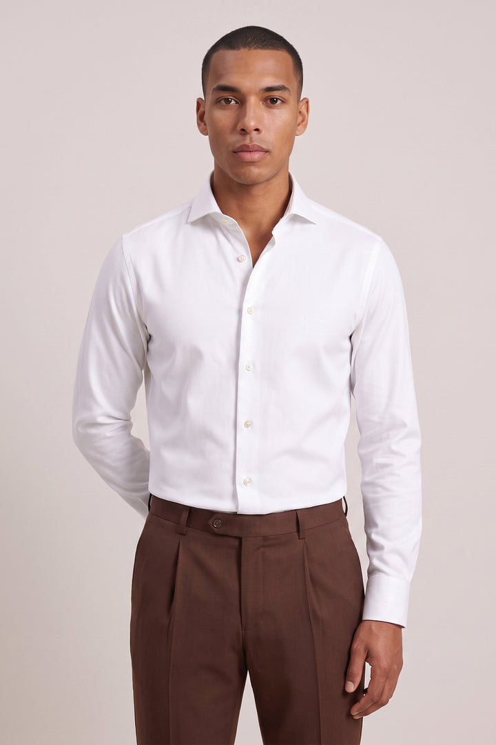 Liquid Cotton Overhemd - Wit