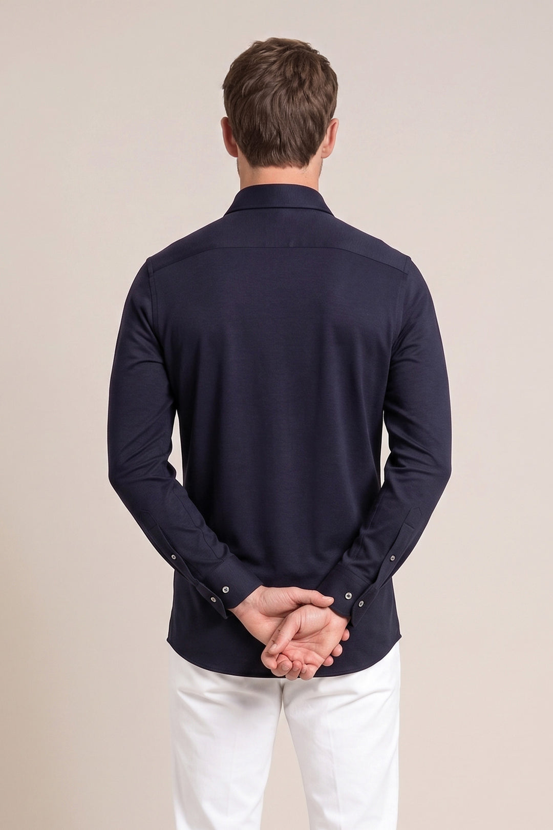 Liquid Cotton Overhemd - Navy