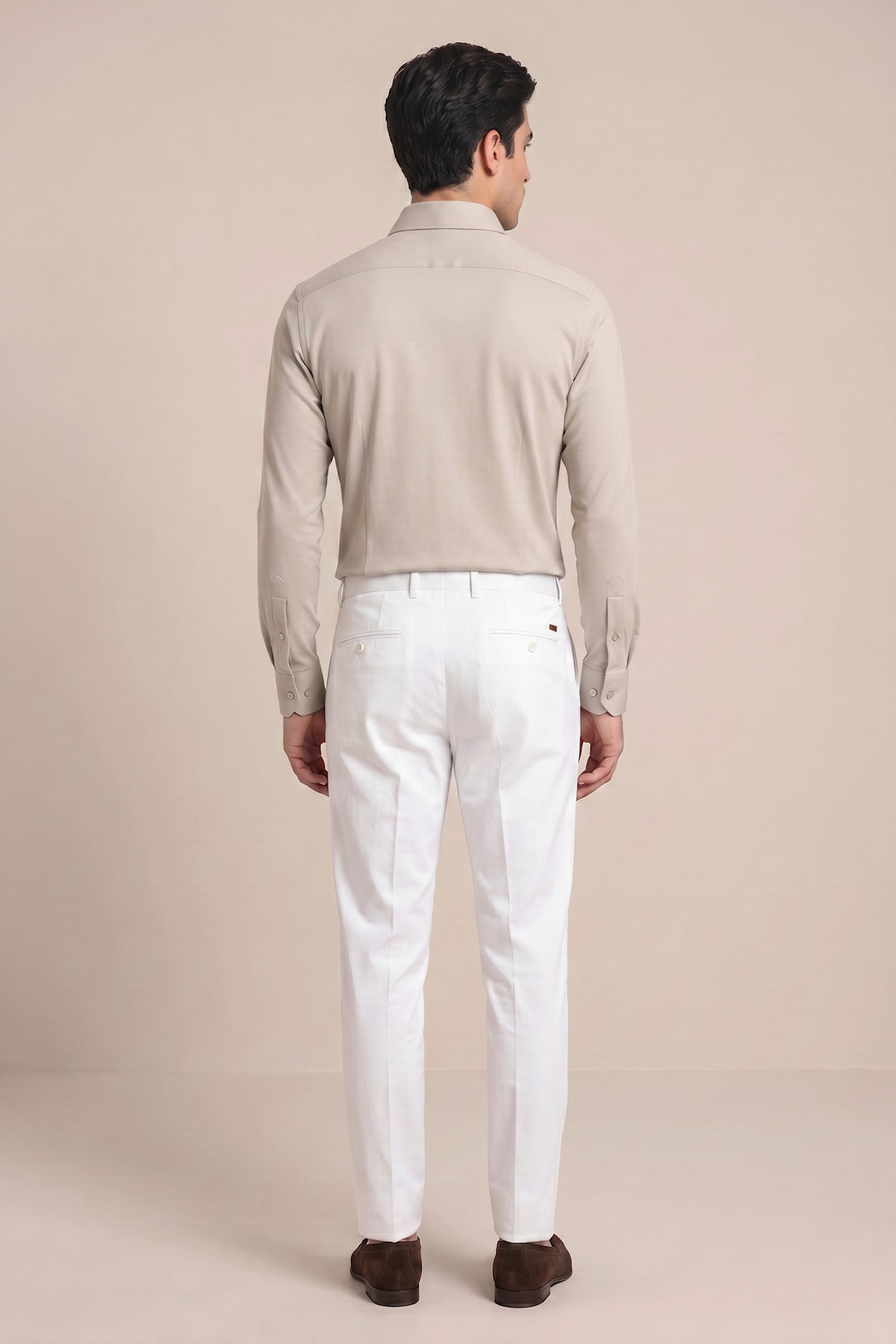 Liquid Cotton Overhemd - Beige
