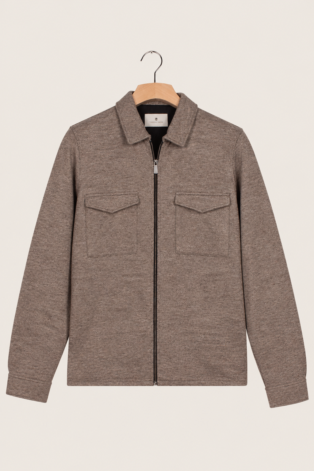 Wolblend Overshirt - Bruin